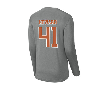 Texas - NCAA Baseball : Cody Howard - Activewear Long Sleeve T-Shirt-1