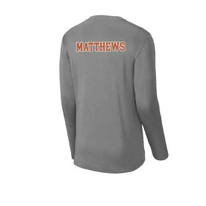 Texas - NCAA Football : Samari Matthews - Activewear Long Sleeve T-Shirt-1