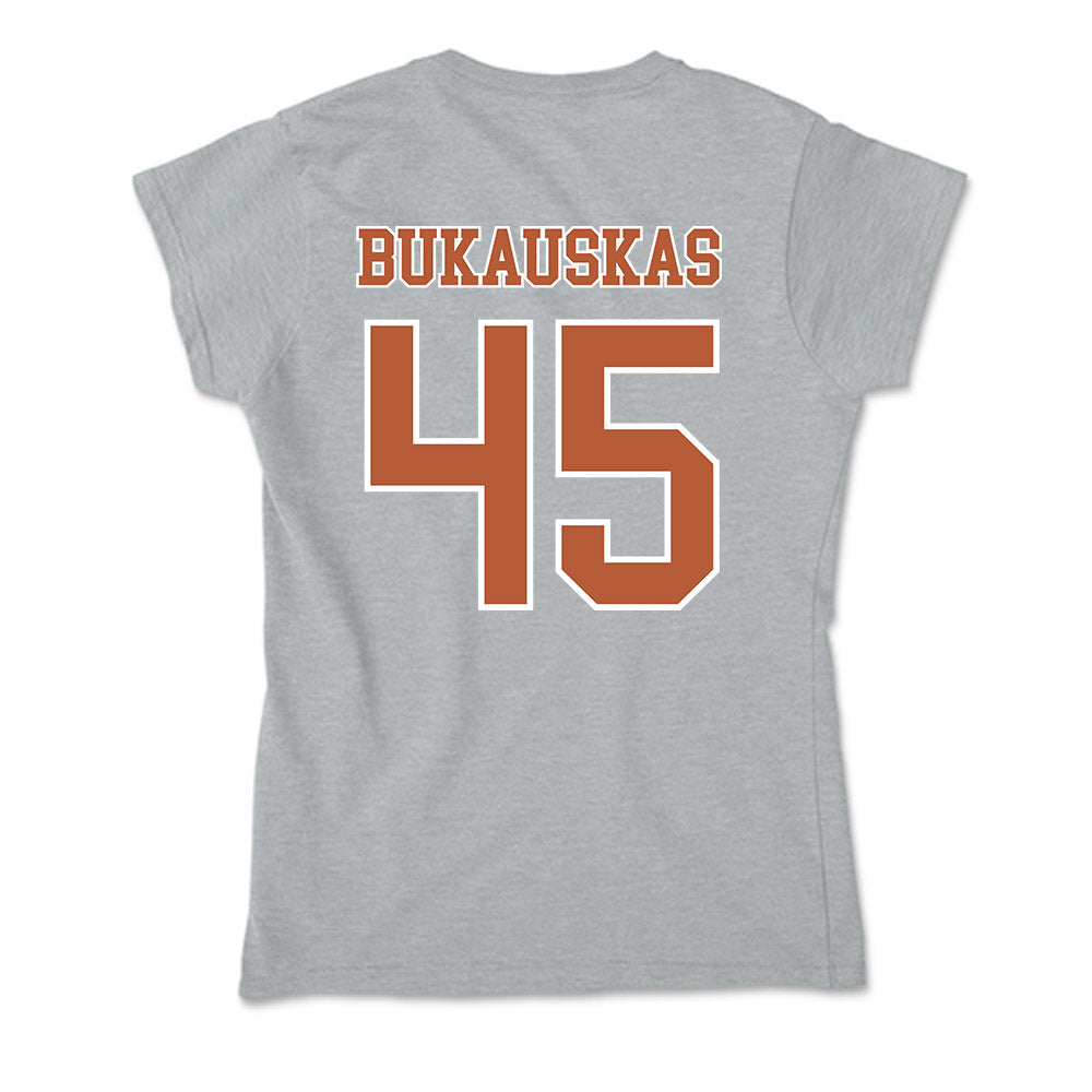 Texas - NCAA Football : Mikey Bukauskas - Soft Style Women’s T-Shirt-1