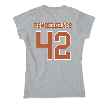 Texas - NCAA Baseball : Dariyan Pendergrass - Soft Style Women’s T-Shirt-1