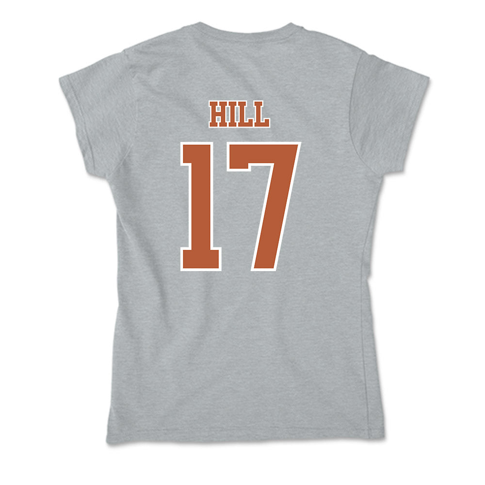Texas - NCAA Baseball : Will Hill - Soft Style Women’s T-Shirt-1