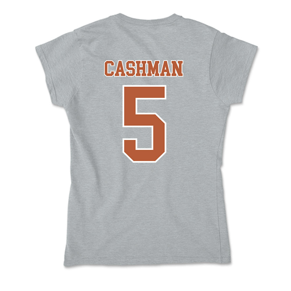 Texas - NCAA Women's Soccer : Ava Cashman - Soft Style Women’s T-Shirt-1