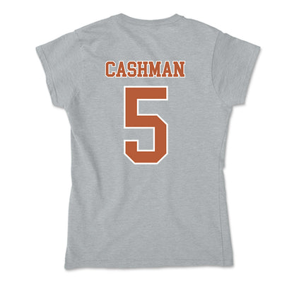 Texas - NCAA Women's Soccer : Ava Cashman - Soft Style Women’s T-Shirt-1