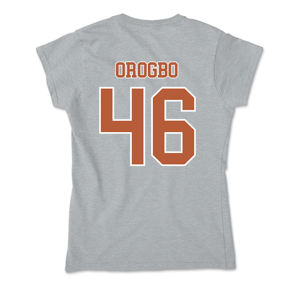 Texas - NCAA Football : Smith Orogbo - Soft Style Women’s T-Shirt-1