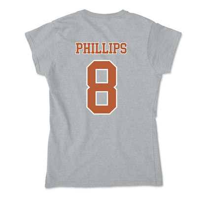 Texas - NCAA Football : Kade Phillips - Soft Style Women’s T-Shirt-1