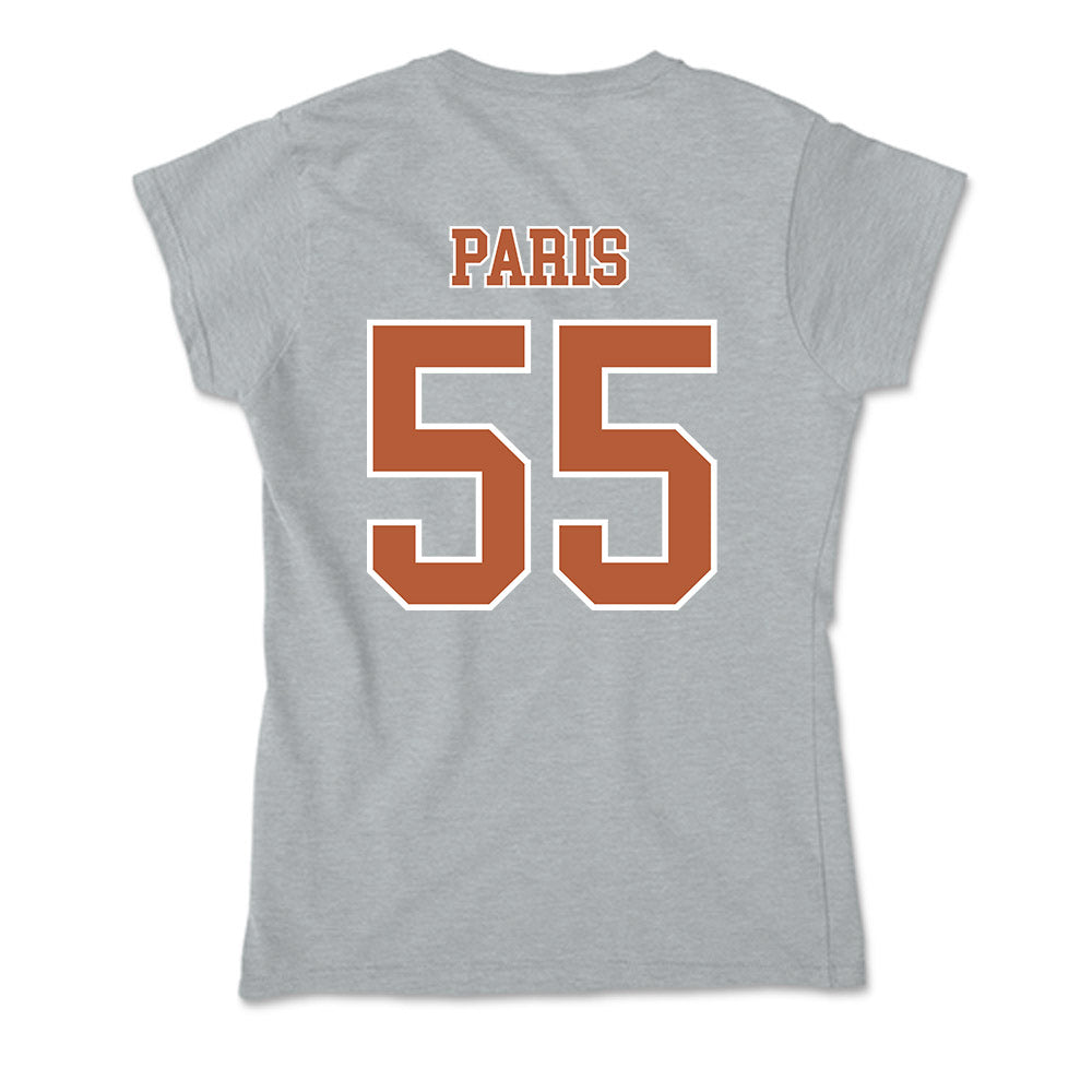 Texas - NCAA Baseball : Jack Paris - Soft Style Women’s T-Shirt-1