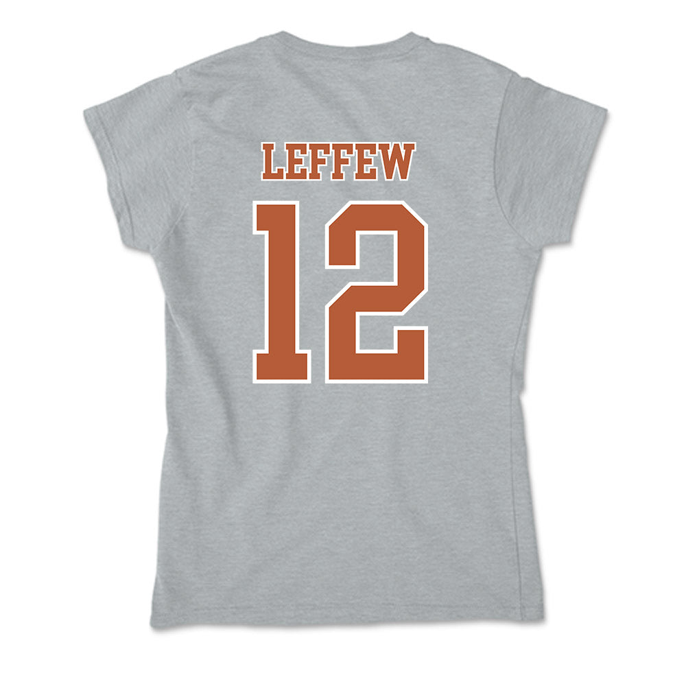 Texas - NCAA Baseball : Haiden Leffew - Soft Style Women’s T-Shirt-1