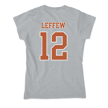 Texas - NCAA Baseball : Haiden Leffew - Soft Style Women’s T-Shirt-1