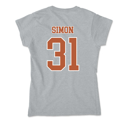 Texas - NCAA Football : James Simon - Soft Style Women’s T-Shirt-1