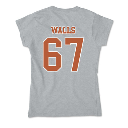 Texas - NCAA Baseball : Brody Walls - Soft Style Women’s T-Shirt-1