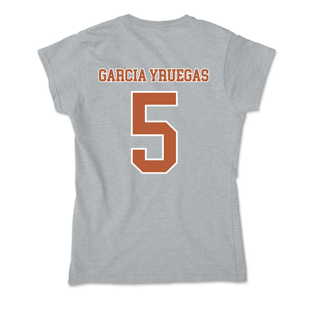 Texas - NCAA Baseball : Felix Garcia Yruegas - Soft Style Women’s T-Shirt-1
