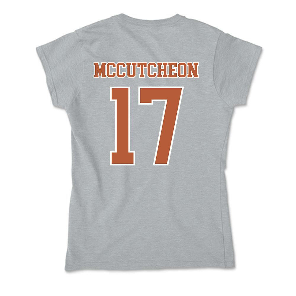Texas - NCAA Football : Daylan Mccutcheon - Soft Style Women’s T-Shirt-1