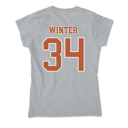 Texas - NCAA Baseball : Michael Winter - Soft Style Women’s T-Shirt-1