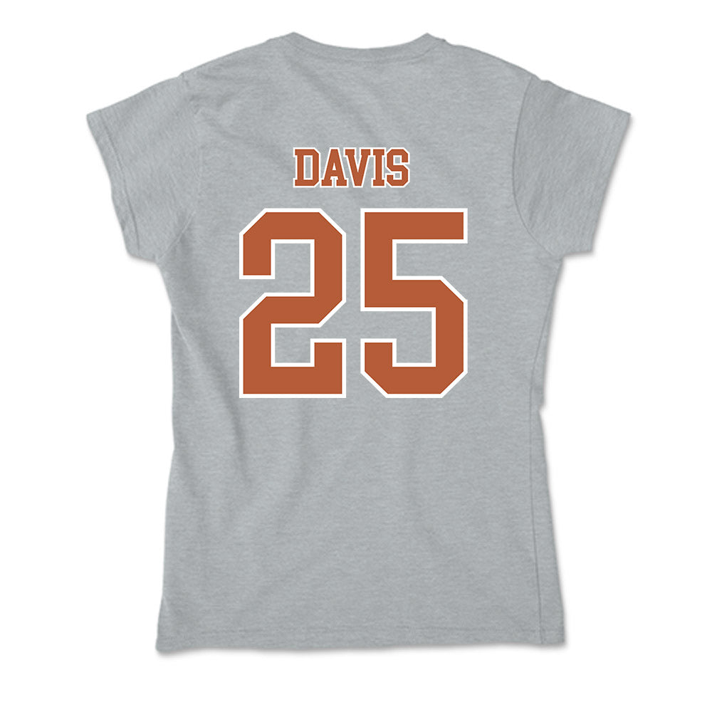 Texas - NCAA Football : Toray Davis - Soft Style Women’s T-Shirt-1