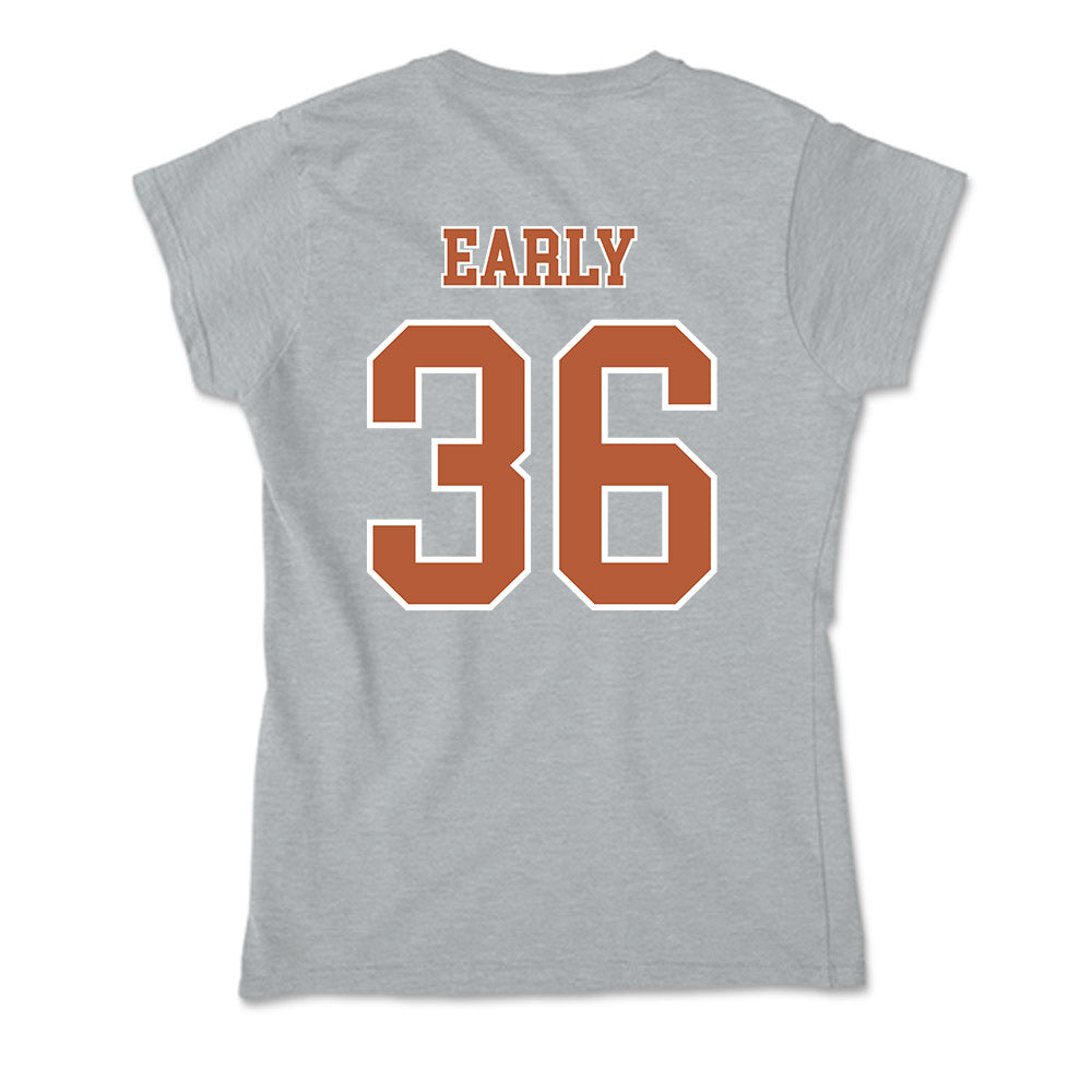 Texas - NCAA Baseball : Callum Early - Soft Style Women’s T-Shirt-1