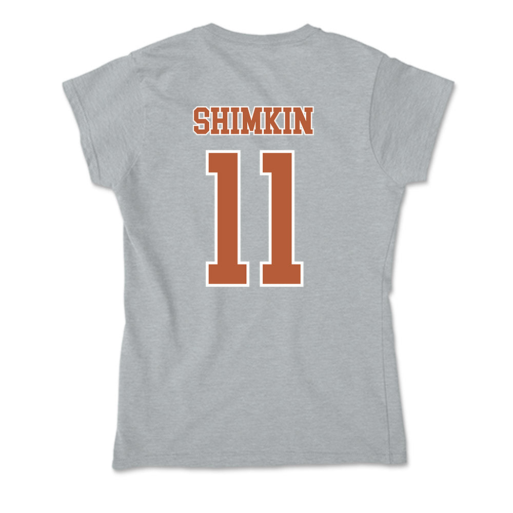 Texas - NCAA Women's Soccer : Chloe Shimkin - Soft Style Women’s T-Shirt-1