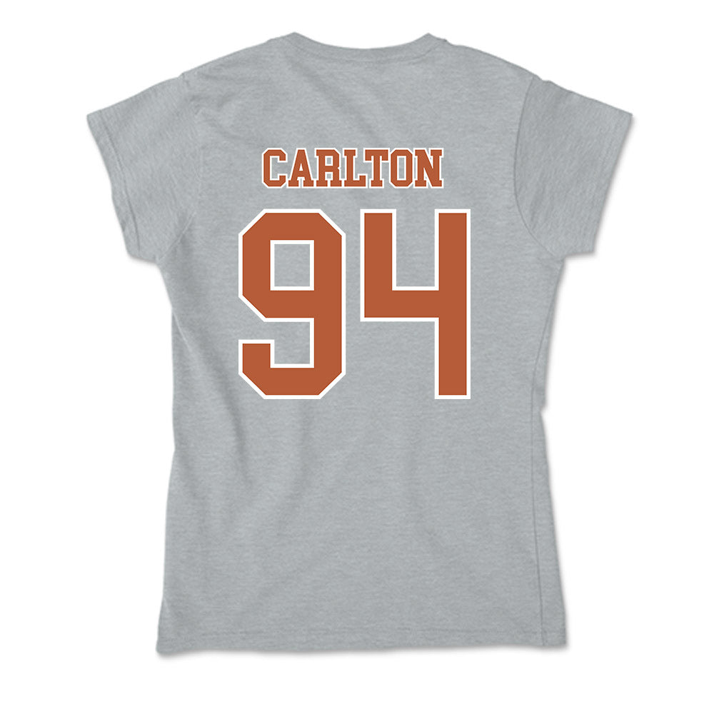 Texas - NCAA Football : JAMARION CARLTON - Soft Style Women’s T-Shirt-1