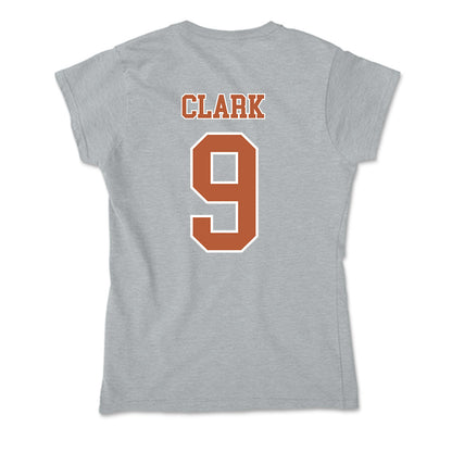 Texas - NCAA Men's Basketball : John Clark - Soft Style Women’s T-Shirt-1