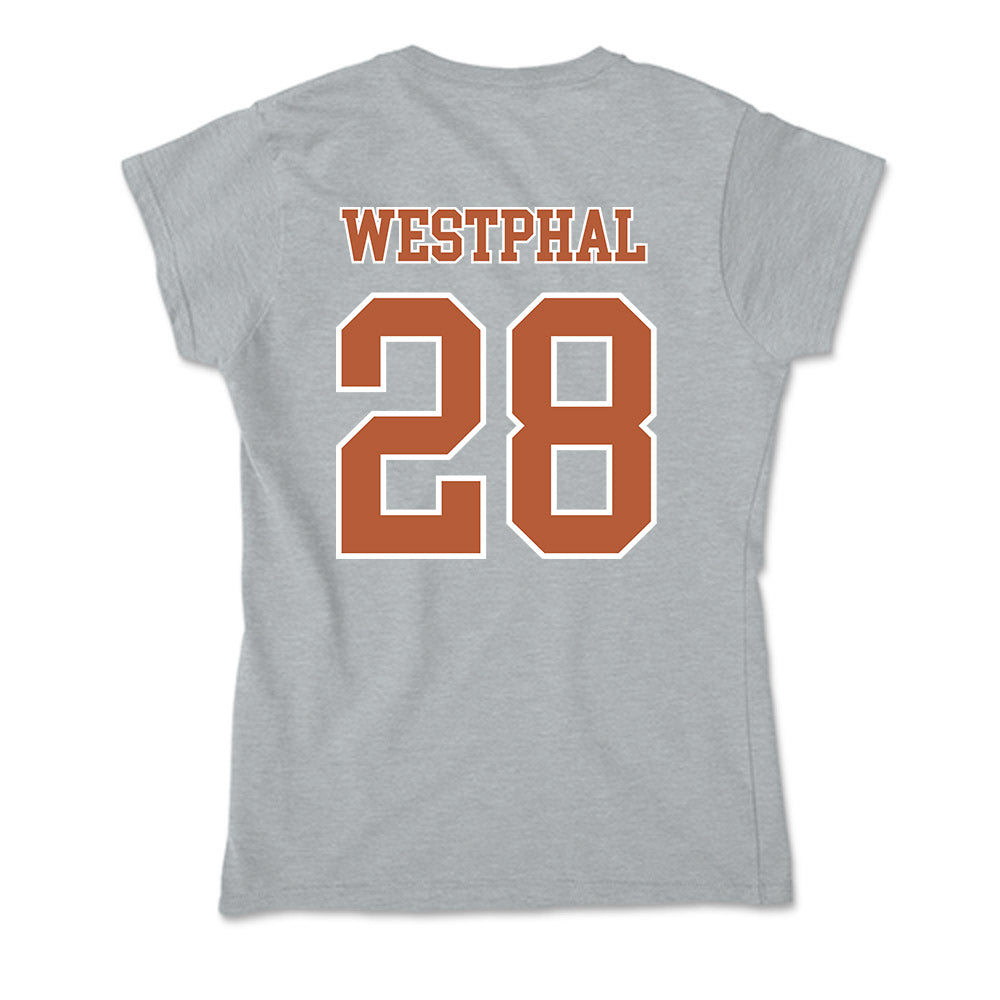 Texas - NCAA Baseball : Grady Westphal - Soft Style Women’s T-Shirt-1
