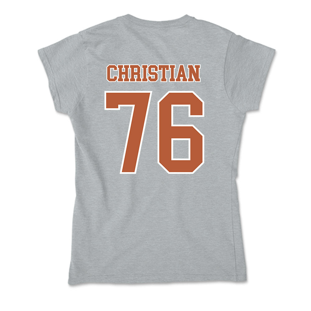 Texas - NCAA Football : Jackson Christian - Soft Style Women’s T-Shirt-1