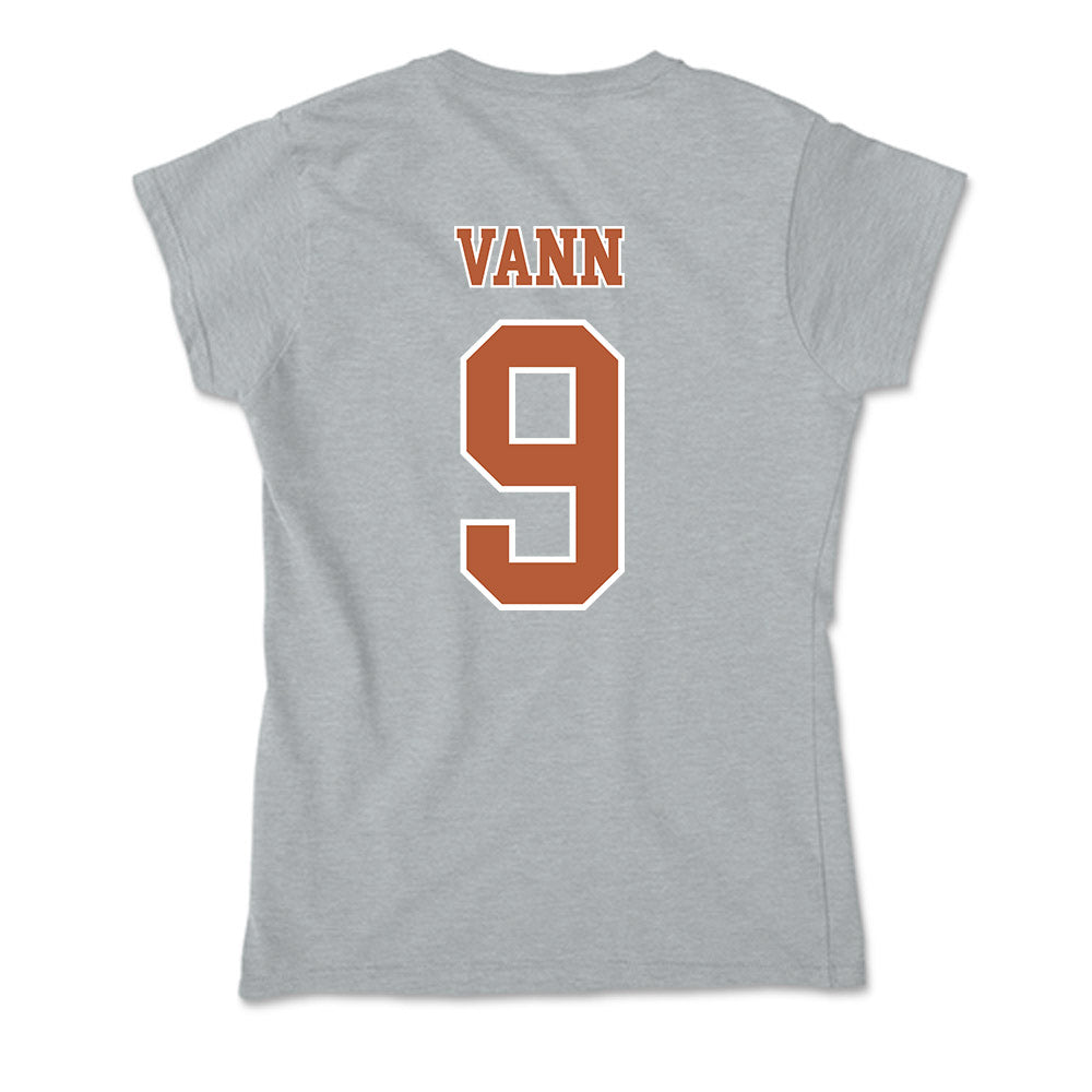 Texas - NCAA Women's Basketball : Zya Vann - Classic Shersey Soft Style Women’s T-Shirt-1