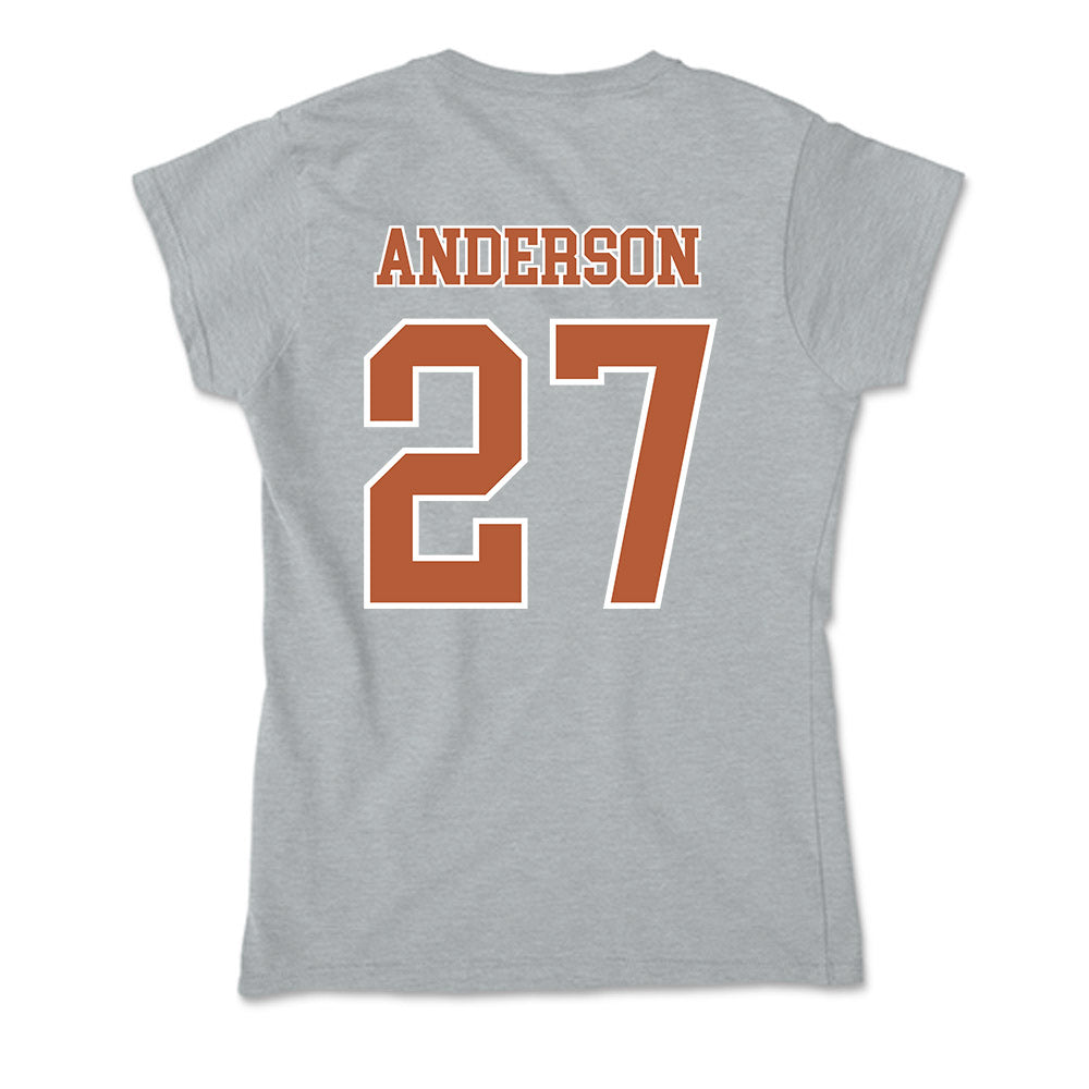 Texas - NCAA Softball : Taylor Anderson - Soft Style Women’s T-Shirt-1
