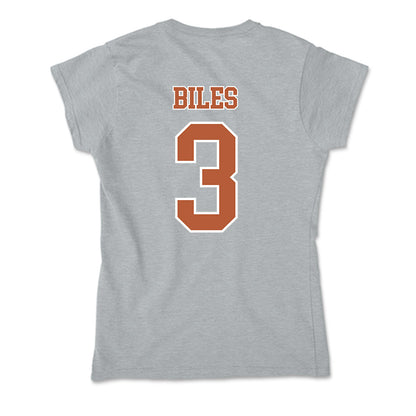 Texas - NCAA Football : Rasheem Biles - Soft Style Women’s T-Shirt-1