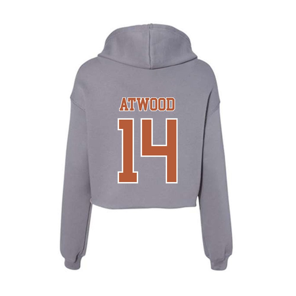 Texas - NCAA Softball : Reese Atwood - Women's Crop Fleece Hoodie-1