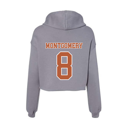 Texas - NCAA Women's Soccer : Carly Montgomery - Women's Crop Fleece Hoodie-1