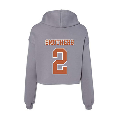 Texas - NCAA Football : Daylan Smothers - Classic Shersey Women's Crop Fleece Hooded Sweatshirt-1