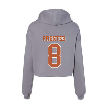 Texas - NCAA Women's Basketball : Grace Prenter - Women's Crop Fleece Hoodie-1