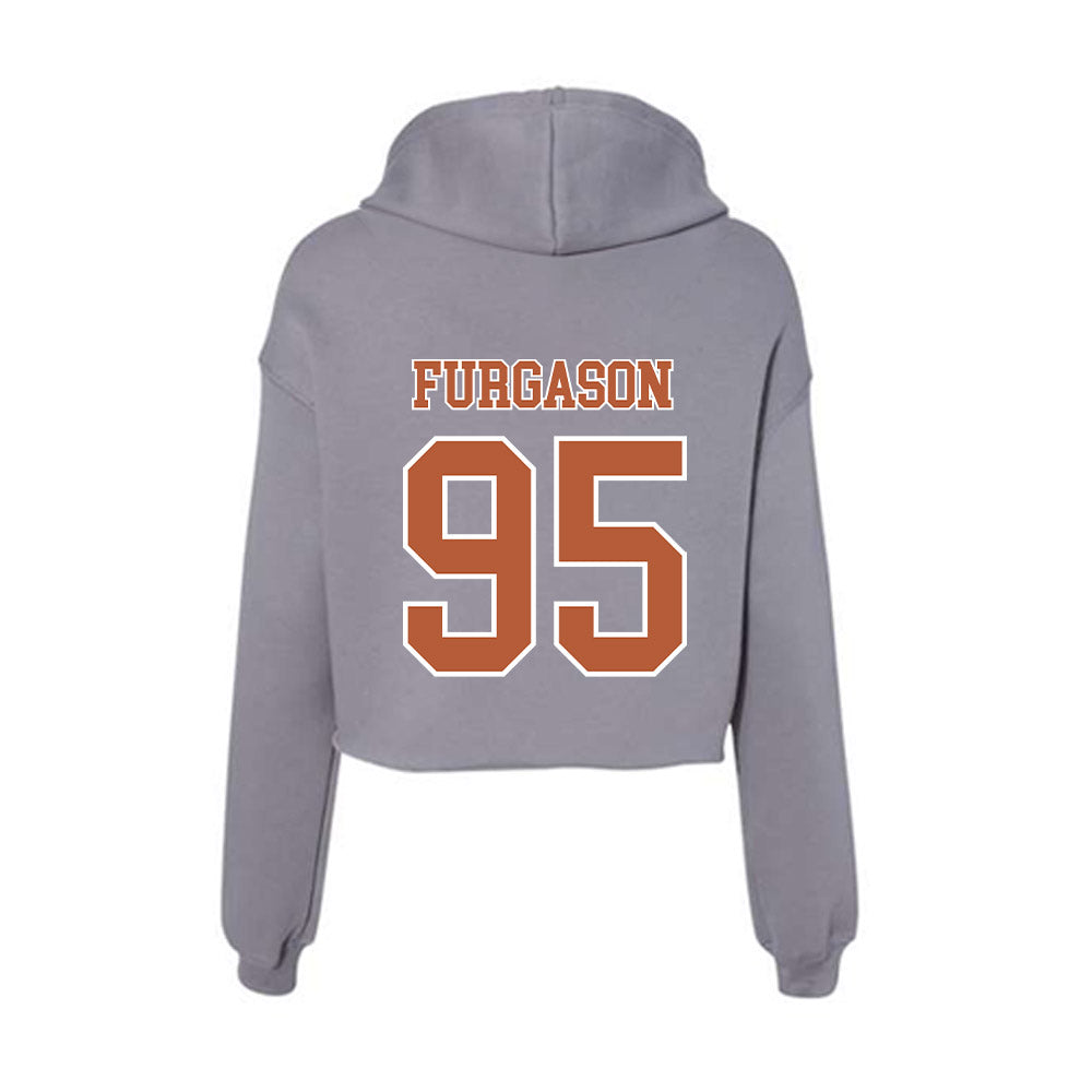 Texas - NCAA Baseball : Jadyn Furgason - Women's Crop Fleece Hoodie-1
