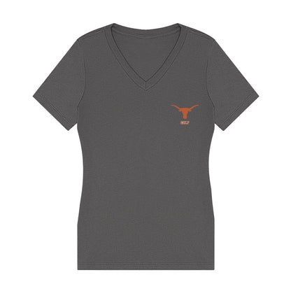 Texas - NCAA Men's Golf : Adam Villanueva - Classic Shersey Women's V-Neck T-Shirt-0