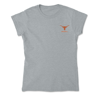 Texas - NCAA Baseball : Haiden Leffew - Soft Style Women’s T-Shirt-0