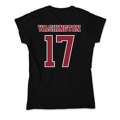 UMass - NCAA Football : Jerry Washington - Soft Style Women’s T-Shirt-1