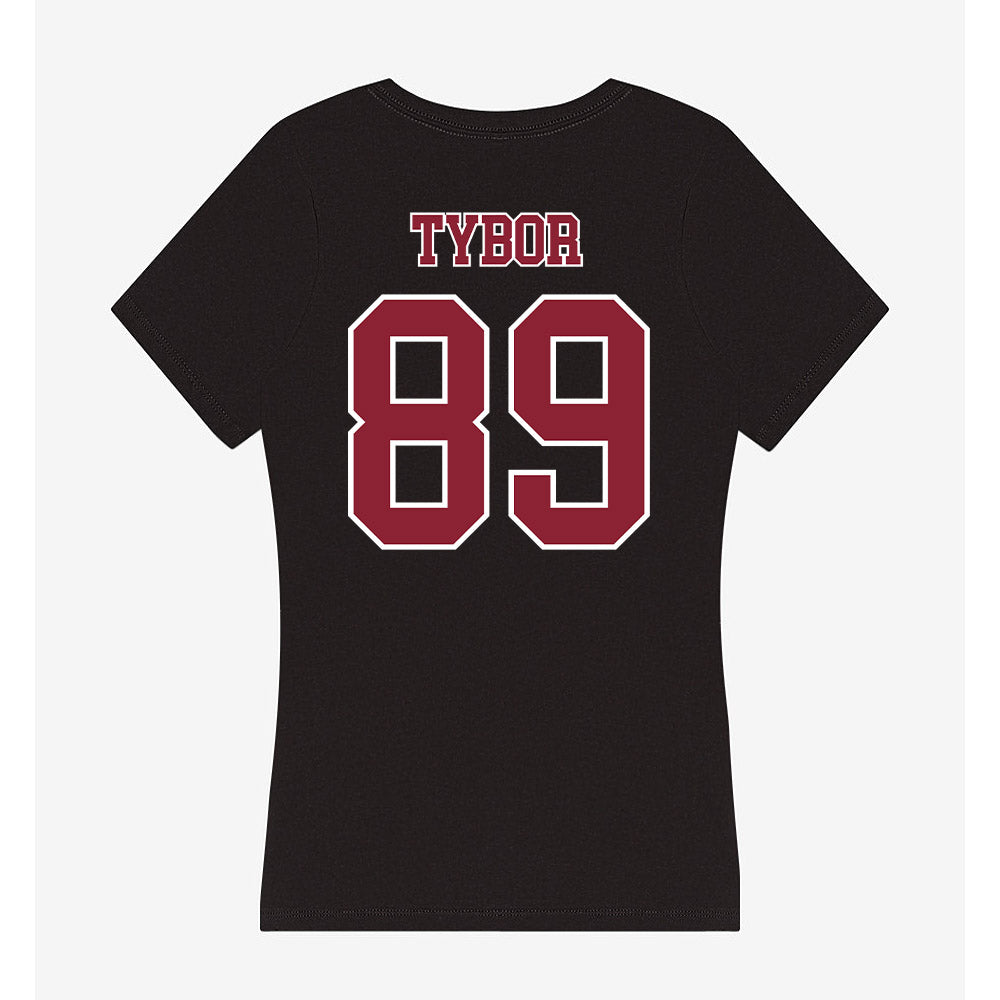 UMass - NCAA Football : Matthew Tybor - Women's V-Neck T-Shirt-1