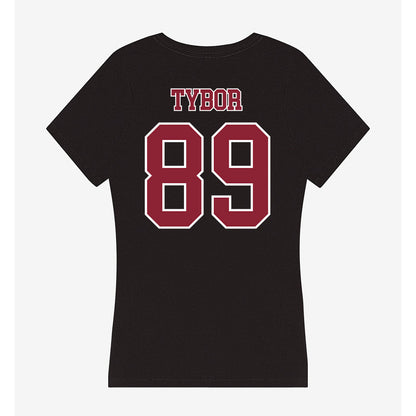 UMass - NCAA Football : Matthew Tybor - Women's V-Neck T-Shirt-1