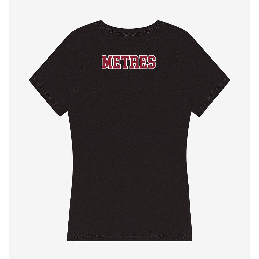 UMass - NCAA Women's Track & Field : Leila Metres - Women's V-Neck T-Shirt-1