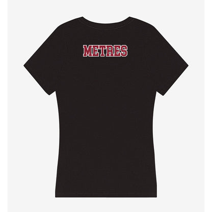 UMass - NCAA Women's Track & Field : Leila Metres - Women's V-Neck T-Shirt-1