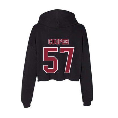 UMass - NCAA Football : Garrett Cooper - Women's Crop Fleece Hoodie-1