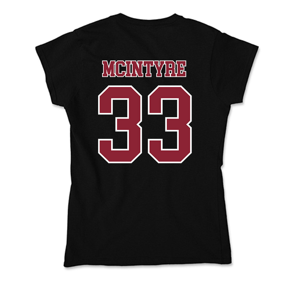 UMass - NCAA Football : Seamus McIntyre - Soft Style Women’s T-Shirt-1