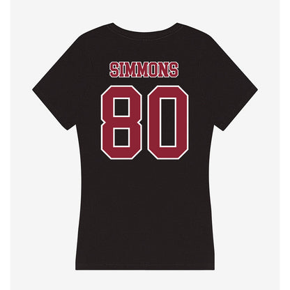 UMass - NCAA Football : Isaiah Simmons - Women's V-Neck T-Shirt-1