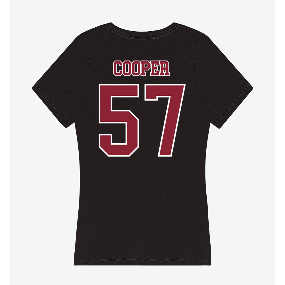 UMass - NCAA Football : Garrett Cooper - Women's V-Neck T-Shirt-1