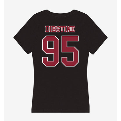 UMass - NCAA Football : Hollis Dirstine - Women's V-Neck T-Shirt-1