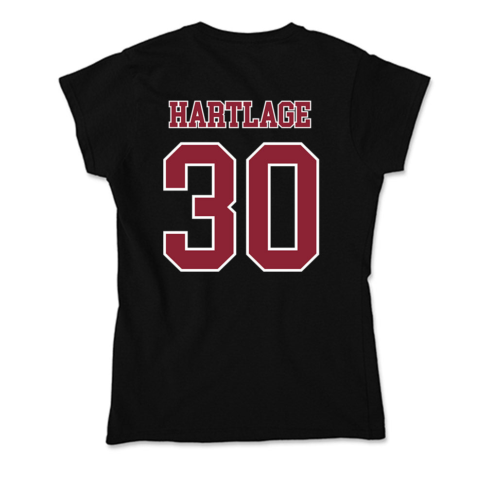 UMass - NCAA Men's Soccer : Crew Hartlage - Soft Style Women’s T-Shirt-1