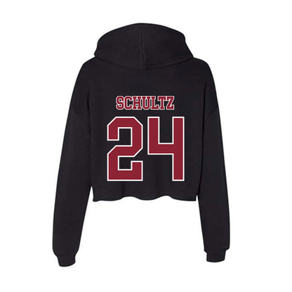 UMass - NCAA Women's Soccer : Amanda Schultz - Women's Crop Fleece Hoodie-1