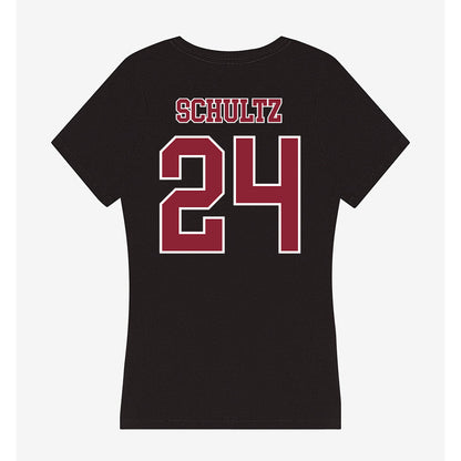 UMass - NCAA Women's Soccer : Amanda Schultz - Women's V-Neck T-Shirt-1