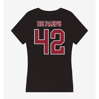 UMass - NCAA Football : Andrew De Paepe - Women's V-Neck T-Shirt-1