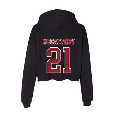 UMass - NCAA Women's Soccer : Annie McCaffrey - Women's Crop Fleece Hoodie-1