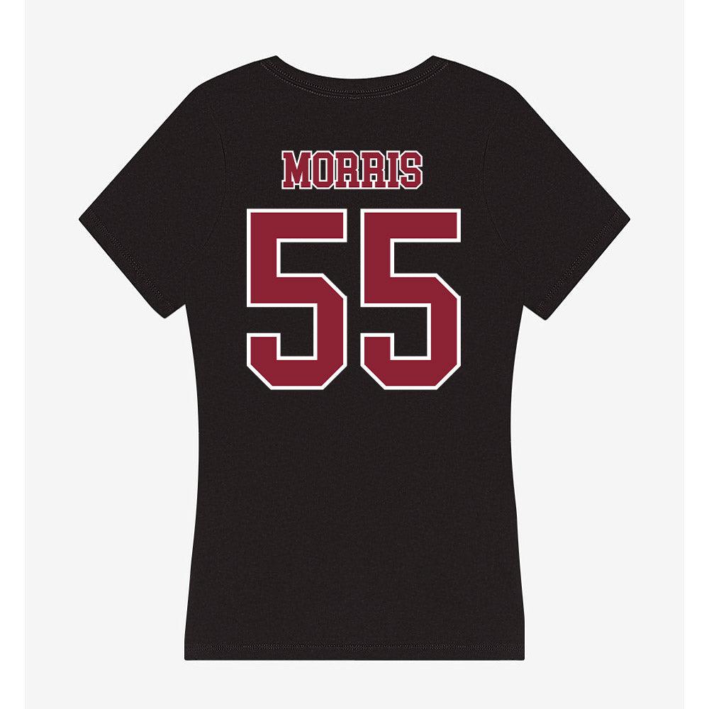 UMass - NCAA Football : Zakar Morris - Women's V-Neck T-Shirt-1